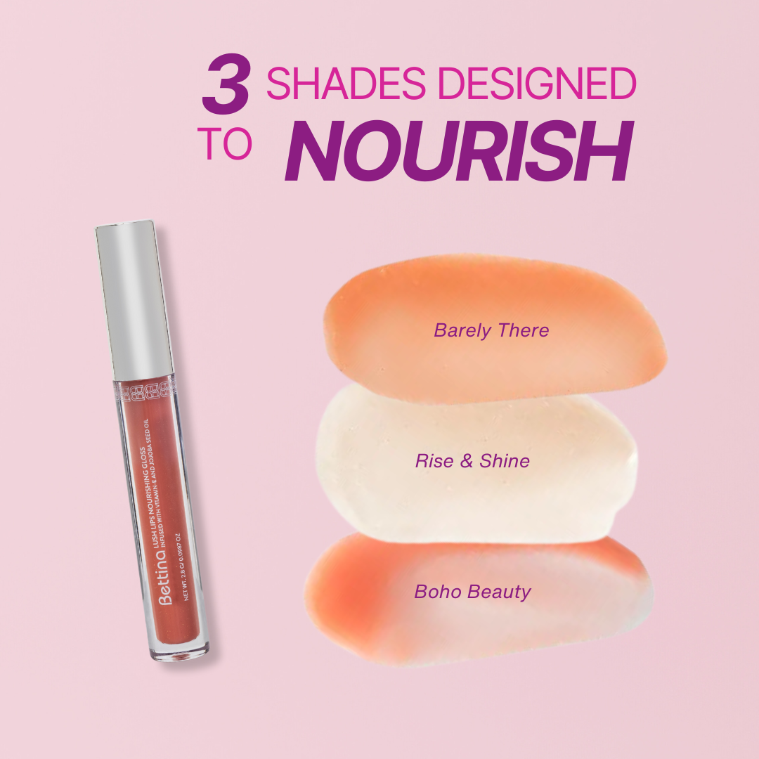 Lush Lips Nourishing Gloss- Barely There image 3